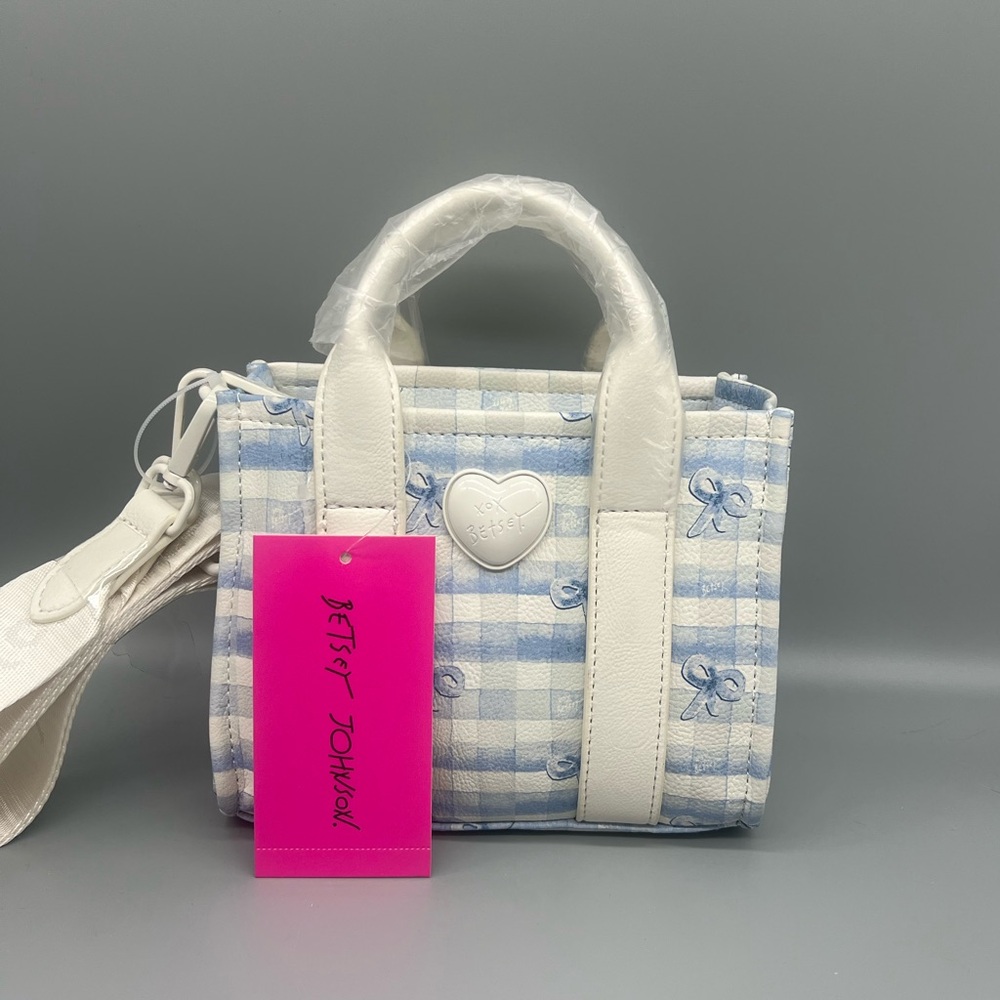 Betsey Johnson xorain mini tote purse